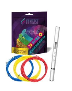 3D ручка TRINITY Серебристый F FPN02S Funtasy
