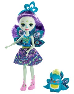 Кукла Enchantimals с питомцем Пэттер Павлина Mattel