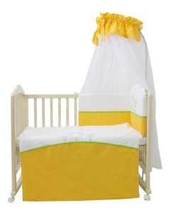 Комплект детского постельного белья Fairy Волшебная полянка желтый Тополь