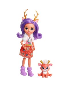 Кукла Danessa Deer с питомцем 15 см DVH87 FNH23 Enchantimals