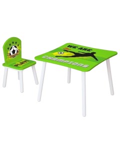 Стул для комплекта детской мебели kids Fun 145 S Футбол зеленый Polini