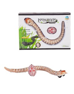 Игрушка Junfa Интерактивные насекомые и пресмыкающиеся Змея бежевая на ИК управлении Junfa toys