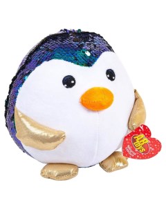Пингвин с пайетками 18 см игрушка мягкая Abtoys