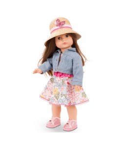 Кукла Елизавета шатенка в шляпе в парке 46 см Gotz