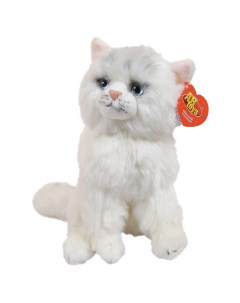 Мягкая игрушка Домашние любимцы Кошечка белая 24 см Abtoys