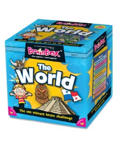 Семейная настольная игра Brain Box Сундучок знаний The World Brainbox