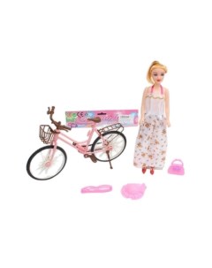 Кукла на велосипеде 1585824 Without