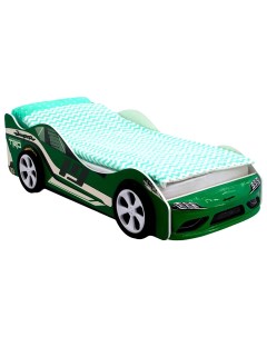 Кровать детская Супра зеленая Бельмарко