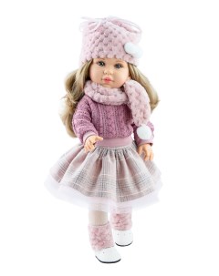 Кукла Soy Tu Одри в юбке пачке и розовом свитере 42 см Paola reina