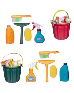 Игровой набор ABtoys Помогаю маме Генеральная уборка 6 предметов Junfa toys