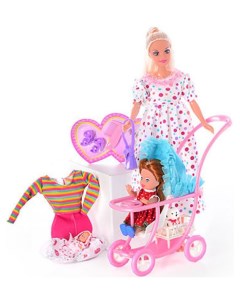Набор кукол С коляской и аксессуарами 8049 Defa lucy