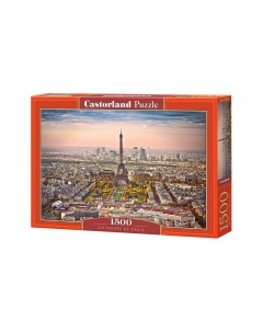 Пазлы Вид Парижа 1500 элементов Castorland