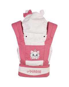 Рюкзак кенгуру Polini kids Кошка Мари с вышивкой розовый Disney baby