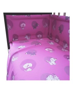 Комплект детского постельного белья Фея Наши друзья 6 предметов розовый Тополь