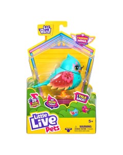 Интерактивная птичка Little live pets Щебетунья Сёрфи Moose