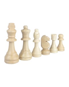 Шахматные фигуры деревянные с подложкой 8 9 см Partida