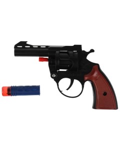 Револьвер игрушка для стрельбы пистонами 8 зарядов ИГРАЕМ ВМЕСТЕ в кор 2x144шт Shantou gepai