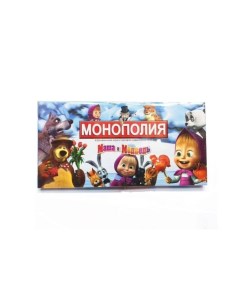 Настольная игра Монополия Маша и Медведь Nobrand