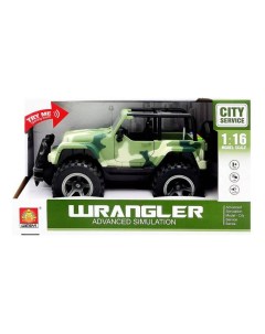 Внедорожник инерционный Jeep Wrangler зеленый 1 16 Weny!
