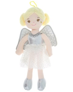 Кукла мягконабивная в белом платье Ангел 30 см Abtoys