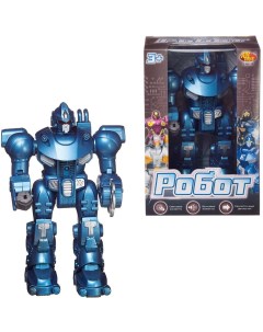 Робот Abtoys синий с эффектами на батарейках Junfa toys