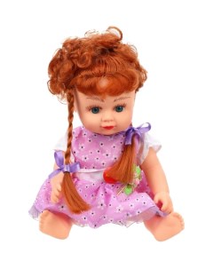 Кукла с косичками Алина звук 19 см Shantou Shantou gepai