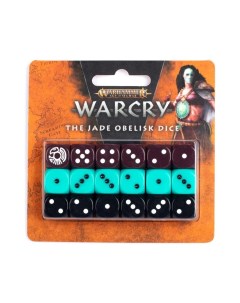 Набор кубиков для настольной игры Warhammer Warcry The Jade Obelisk Dice Games workshop