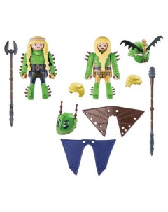 Игровой набор Драконы III Забияка и Задирака в летном костюме Playmobil