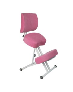 Ортопедический стул сиденье с эффектом памяти бело розовый СК 2 2 Комфорт Олимп