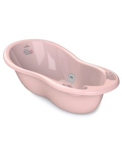 Ванночка для купания новорожденных Шатл с термометром розовая Kidwick