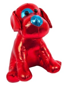 Собака красная 15 см Игрушка мягкая серии Металлик Abtoys