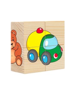 Кубики Игрушки 4 куб RDID482a Русские деревянные игрушки