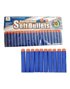 Игрушечный набор мягких снарядов 20 шт 28x1 5x14 5 см Junfa toys