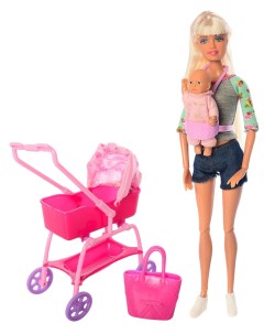 Кукла Мама и малыш 8380 Defa lucy