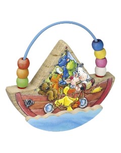 Деревянная игрушка для малышей Развивающий кораблик Die lieben sieben