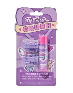 Набор детской косметики Crush Hair Clips Lip Balm Marshmellow 3 пр 11101m Martinelia