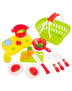 Набор продуктов игрушечный Помогаю маме на липучках 23 предмета PT 00472 Abtoys