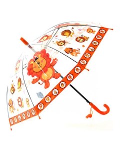 Зонт трость детский автоматический прозрачный Nobrand