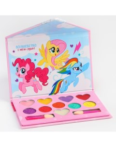 Набор косметики My Little Pony тени 5 цв по 1 3 гр блеск 5 цв по 0 8 гр Р00000566 Hasbro