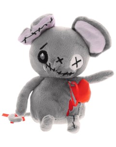 Мягкая игрушка Мышь живое сердце 20 см Magic bear toys