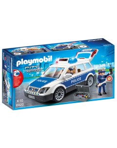 Игровой набор Полиция Полицейская машина со светом и звуком Playmobil