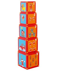 Детские кубики Stacking Tower Сircus 6181050 Scratch
