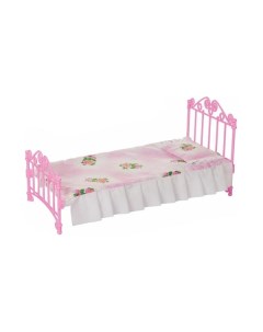 Кроватка для кукол Кроватка розовая С 1427 Огонек
