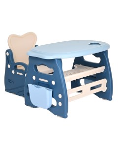 Набор Столик со стульчиком Голубой Pituso