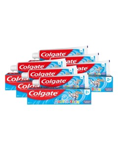 Комплект Зубная паста Детская Доктор Заяц со вкусом жвачки 50 мл х 6 шт Colgate