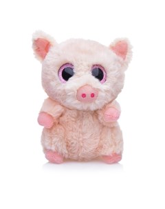 Мягкая игрушка Свинка светло розовая 15 см Abtoys