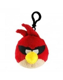 Мягкая игрушка брелок Красная злая птичка Red Bird 8 см 92677 Angry birds