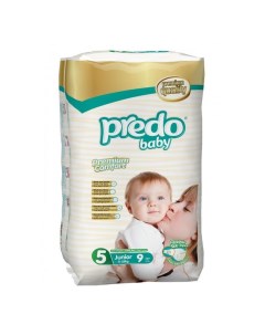 Подгузники детские Baby 9 шт 5 11 25 кг джуниор Predo