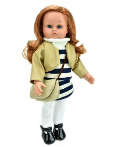 Кукла Нэни в платье в полоску в куртке рыжие волосы 33005 33 см Lamagik