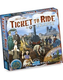 Настольная игра Ticket to Ride France Old West Map Collection Days of wonder